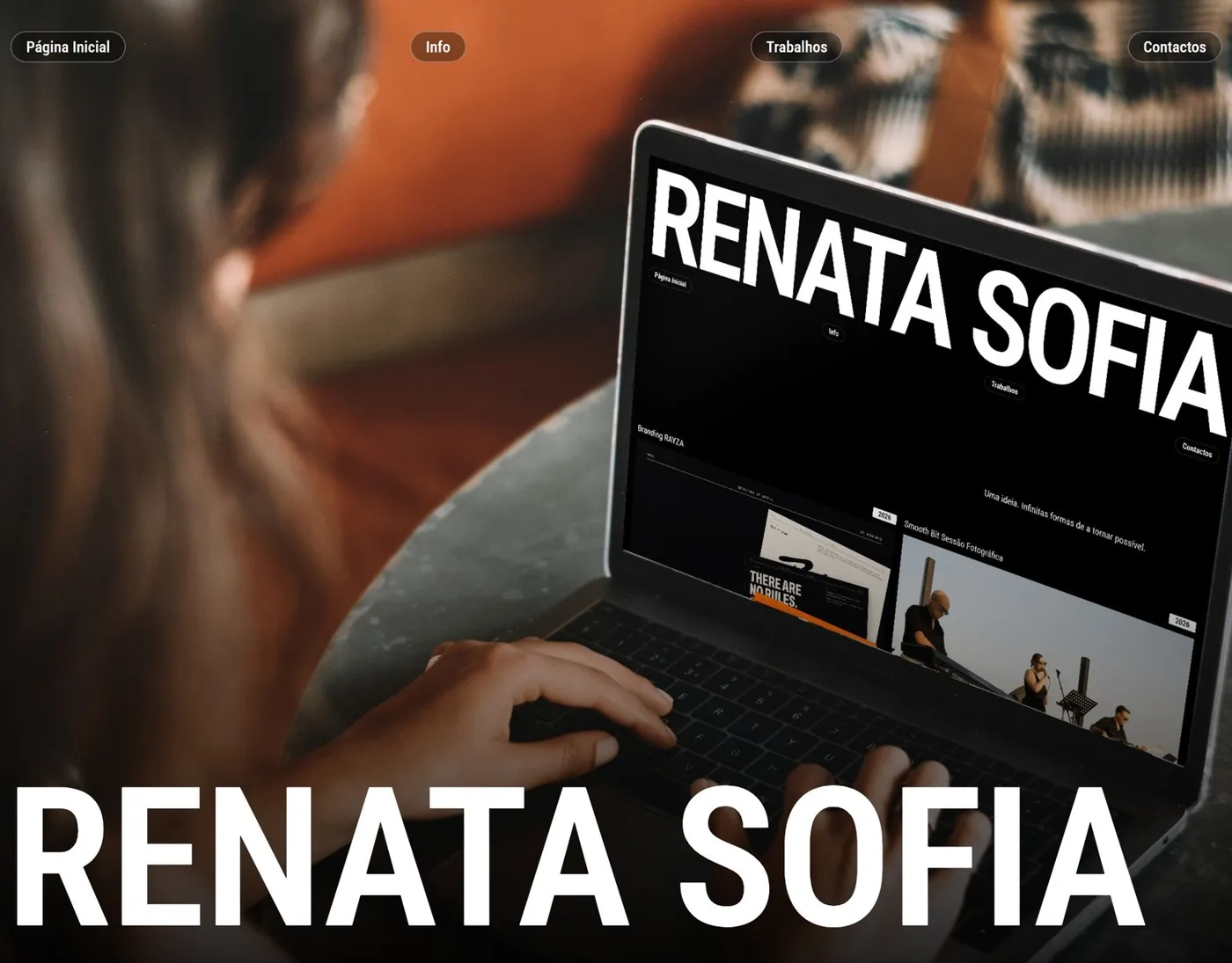 Web Design Portfólio Pessoal, projeto de Renata Sofia